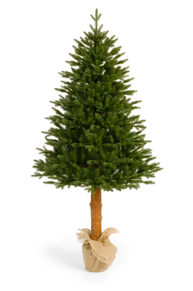 Smrek Karpatský 3D na pníku 195 cm – umelý vianočný stromček