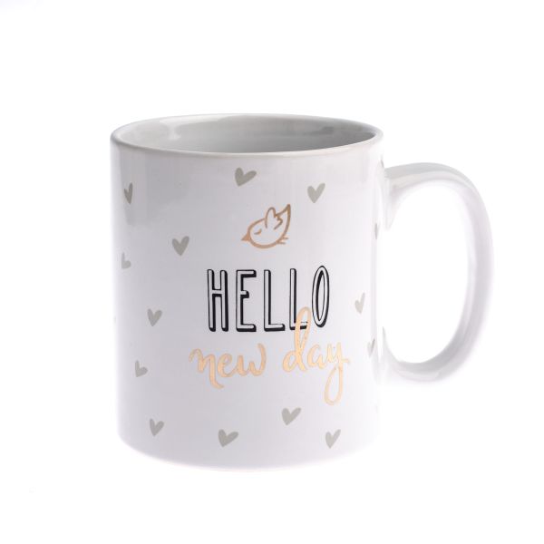 Šálka kameninová s nápisom Hello (5)