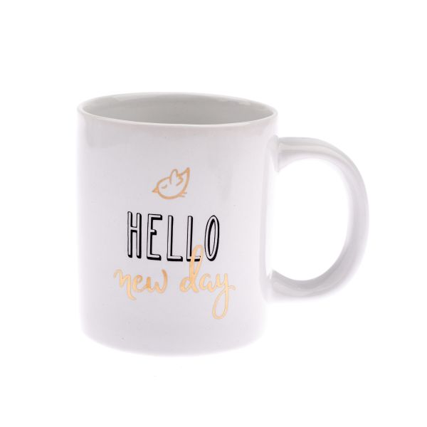 Šálka kameninová s nápisom Hello (4)